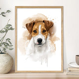 Premium Pen and Ink Pet Portrait with Oak Frame
