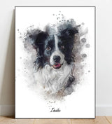 Watercolour Pet Illustration