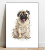 Watercolour Pet Illustration