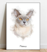 Watercolour Pet Illustration