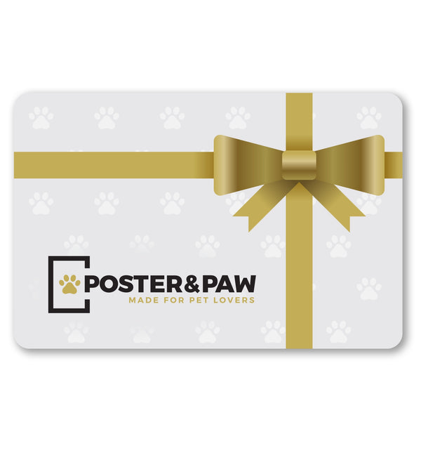 Poster and Paw Gift Card